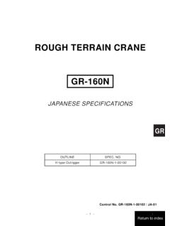 ROUGH TERRAIN CRANE GR-160N - tadano-imes.com
