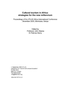 Cultural tourism in Africa: strategies for the new …