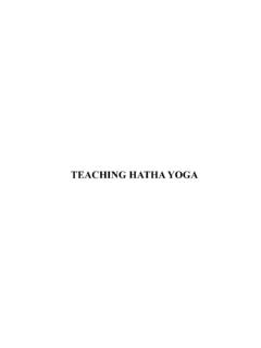 TEACHING HATHA YOGA - OpenSourceYoga