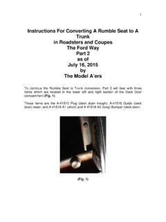 Instructions For Installing A Trunk - plucks329s.org