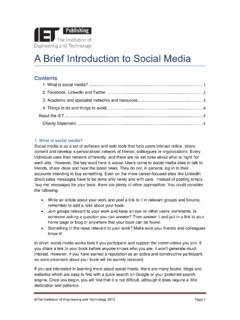 A Brief Introduction to Social Media