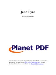 Jane Eyre - Planet Publish