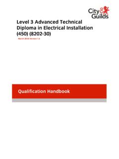 Level 3 Advanced Technical Diploma in Electrical ...