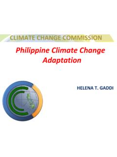 Philippine Climate Change Adaptation - UNFCCC
