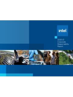 2020-21 Intel Corporate Responsibility Report