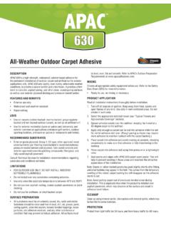 All-Weather Outdoor Carpet Adhesive