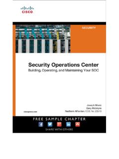 Security Operations Center - pearsoncmg.com