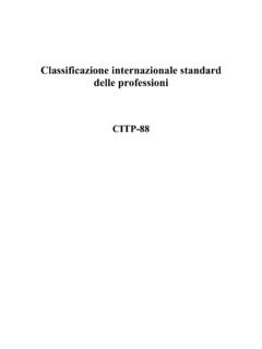 Classificazione internazionale standard delle professioni