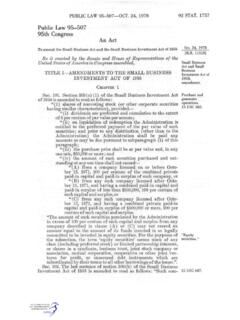Public Law 95-507 95th Congress An Act - GPO