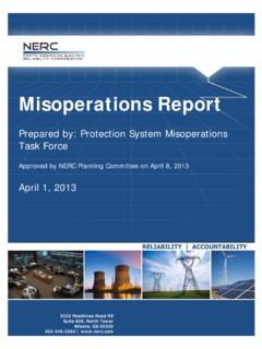 Misoperations Report - NERC