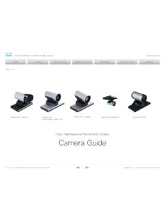 Camera Guide - Cisco