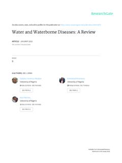 Water and Waterborne Diseases: A Review