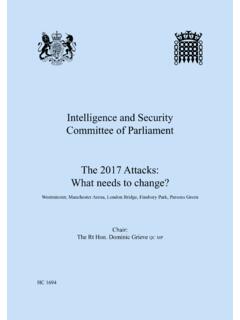 The 2017 Attacks: What needs to change? - GOV.UK