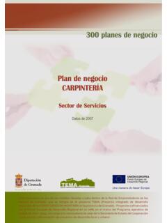 Plan de Negocio “Carpinter&#237;a” - Granada Empresas