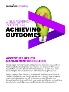 UNLEASHING POTENTIAL ACHIEVING OUTCOMES