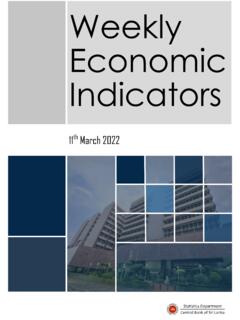 Weekly Economic Indicators
