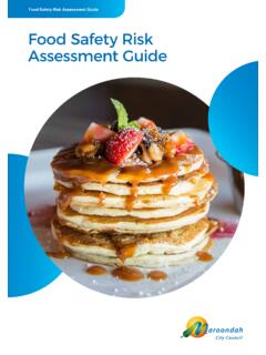 Food Safety Risk Assessment Guide