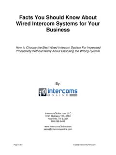 Facts You Should Know About Wired Intercom …