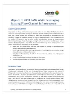 Migrate to iSCSI SANs While Leveraging Existing Fibre ...