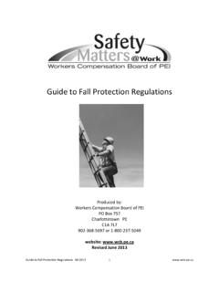 Guide to Fall Protection Regulations - WCB