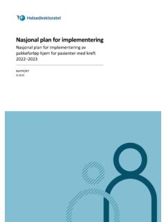 Nasjonal plan for implementering