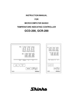 INSTRUCTION MANUAL FOR MICROCOMPUTER …