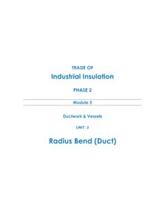 Radius Bend (Duct)