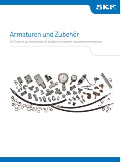 Armaturen und Zubeh&#246;r - SKF.com