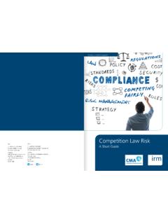 evidence Competition Law Risk - the IRM