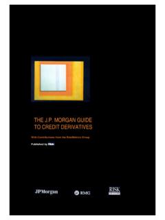 THE J.P. MORGAN GUIDE TO CREDIT DERIVATIVES