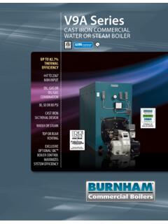 CAST IRON COMMERCIAL WATER OR STEAM BOILER