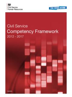 Civil Service Competency Framework - GOV.UK