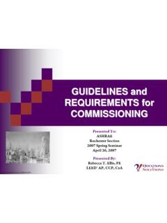 GUIDELINES and REQUIREMENTS for …