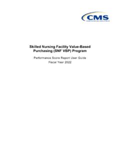 Skilled Nursing Facility Value-Based Purchasing (SNF VBP ...
