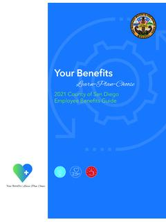 2021 County of San Diego Employee Benefits Guide