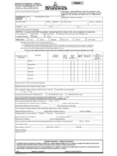 Application for Registration - Service New Brunswick