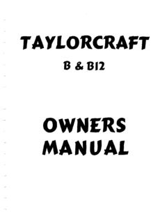OWNERS MANUAL - Taylorcraft