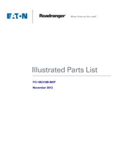 Illustrated Parts List - Road Ranger