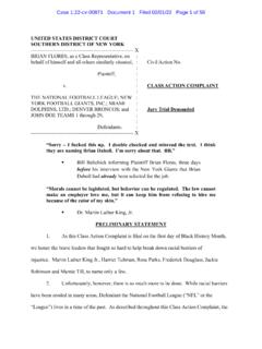 UNITED STATES DISTRICT COURT SOUTHERN DISTRICT OF …