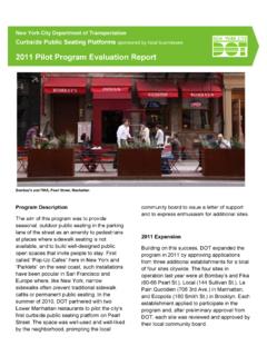 2011 Pilot Program Evaluation Report - New York …