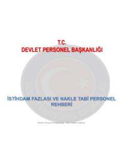 DEVLET PERSONEL BAŞKANLIĞI - dpb.gov.tr