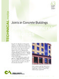 Joints in Concrete Buildings - CCAA