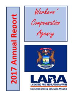 Workers’ Compensation 2017 Annual Report Agency