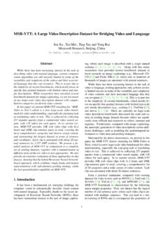 MSR-VTT: A Large Video Description Dataset for Bridging ...