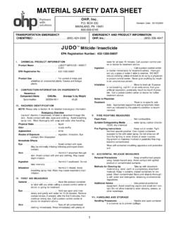 MATERIAL SAFETY DATA SHEET - Collections