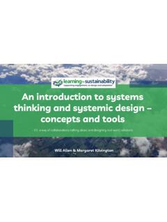An introduction to systems thinking and tools for systems ...