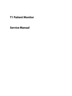 H-046-005808-00 T1 service manual (FDA) - Mindray