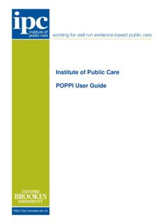 POPPI User Guide