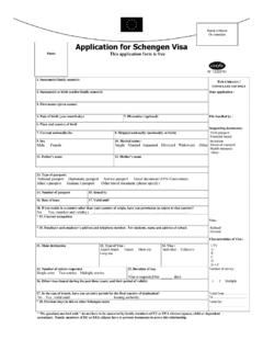 Application for Schengen Visa - France Diplomatie