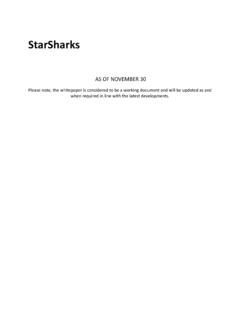StarSharks WhitePaper 2021